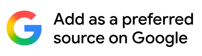 Add as a preferred source on Google