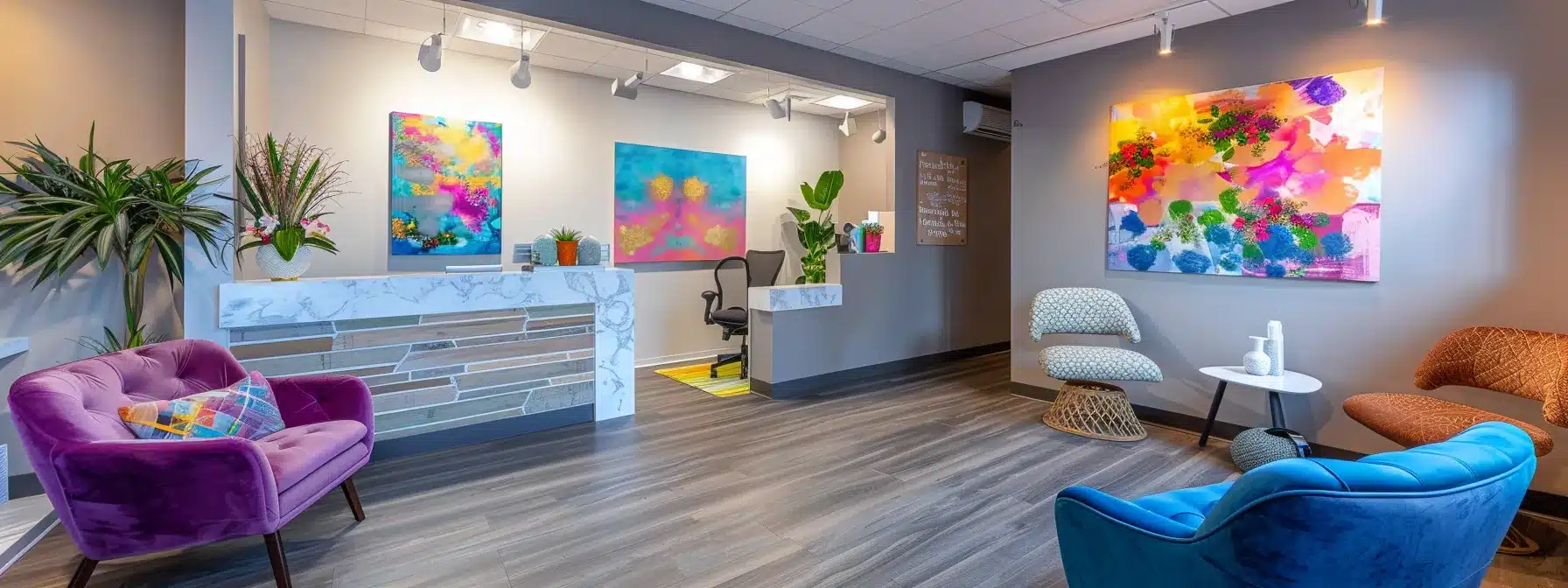 a vibrant photo of a therapy practice showcasing professional images and videos, capturing the essence of their unique services and specialties on google maps.